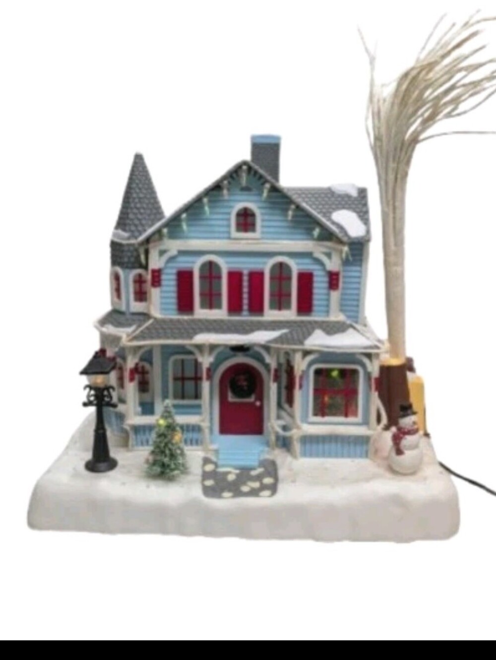 Holiday Splendor Lighted Fiber House Christmas Decor